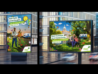 Mit start erlebst du mehr. Regionalverkehre Start Deutschland - Social Media