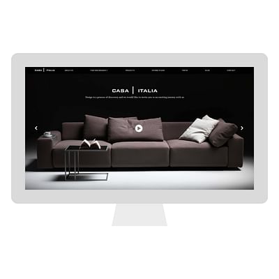 Website for a furnishing company - Webseitengestaltung