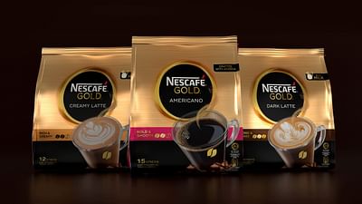 Nescafé Gold Mixes - 3D