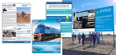 Trenes Argentinos Cargas - Comunicación Interna - Diseño Gráfico