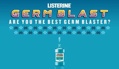 Listerine-  Germ Blast Facebook Instant Game - Social Media