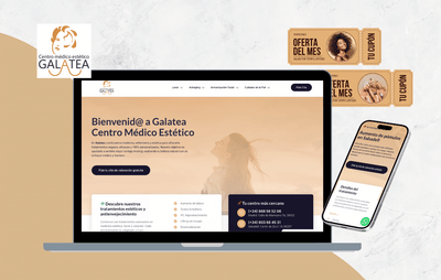 Diseño Web de Centro Estético - Estrategia digital