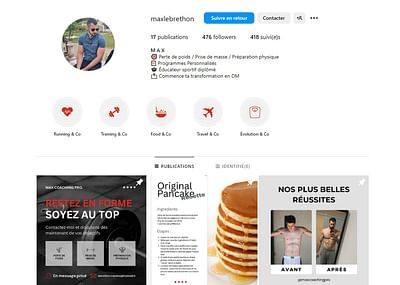 Refonte visuel d'un profil Instagram - Community Management