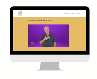 CHARIS International Online Course Platform - Applicazione web