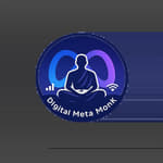 Digital Meta monk logo