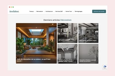 Architoi - Création de site internet