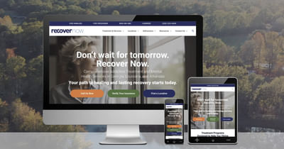 Recover Now Website - Website Creation