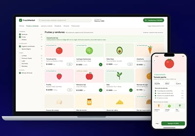 FreshMarket: marketplace y app de pedidos para productores orgánicos - Développement de Logiciel