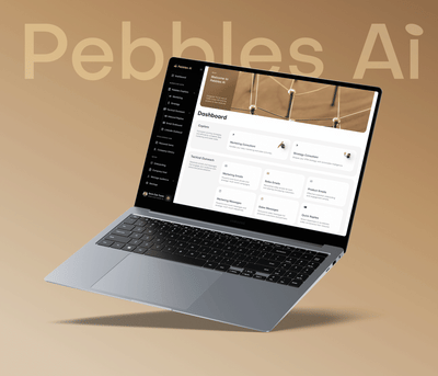 Pebbles Ai — Web platform design with AI-enhanced GTM workflows - Ergonomie (UX/UI)