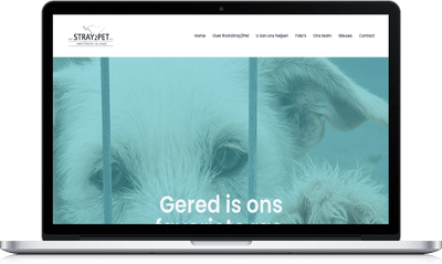 vzw fromStray2Pet - Creación de Sitios Web