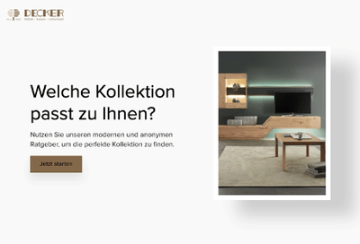 Marketing Automation für Möbelwerke A. Decker - Digital Strategy