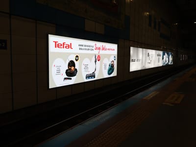 Tefal Subway OOH Advertisement - Publicité Extérieure
