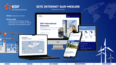 EDF INTERNATIONAL | Site Vitrine [Wordpress] - Ergonomie (UX/UI)