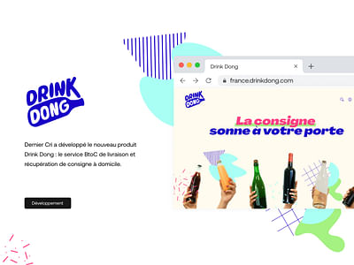 Drink Dong — Développement produit - Création de site internet