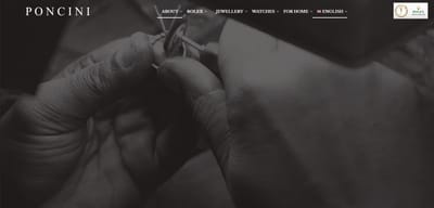 Site produit pour un revendeur de Bijoux - Création de site internet