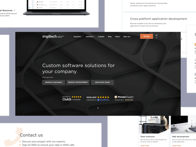 IT Outsourcer Website - Digital Strategy
