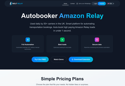 Bolt Relay - Web Application