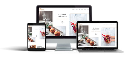 Refonte site web en stylisme culinaire - Ergonomy (UX/UI)