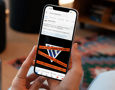 Création de contenu digital pour Axwell - Réseaux sociaux
