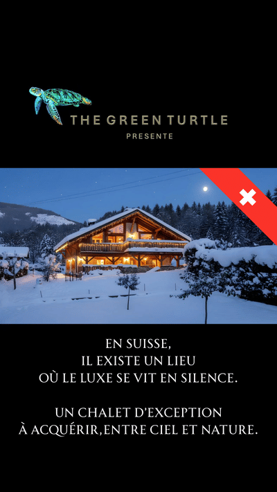 The Green Turtle – Luxe conscient & immobilier d’exception en Suisse - Community management