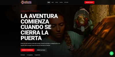 Logic Games — Plataforma web de reservas, pagos y Gift Cards - Creación de Sitios Web