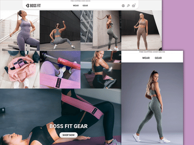 Boss Fit Website - Webseitengestaltung