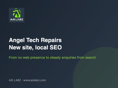 Angel Tech Repairs: new website and local SEO - SEO