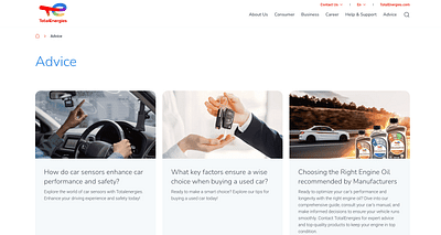 Write articles for TotalEnergies Website - Marketing