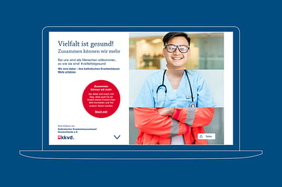 Diversity-Kampagne Healthcare - Image de marque & branding