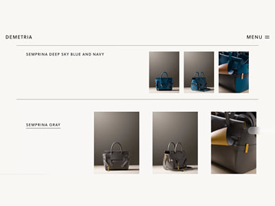 Digital Platform, Photography & Video Production | Demetria - Webseitengestaltung