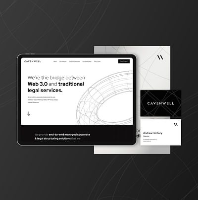 Cavenwell - Brand & Web Design - Création de site internet