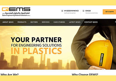 Rebranding for QEMS Group marketing materials - Photographie