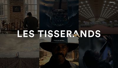 Création du site Les Tisserands Productions - Webseitengestaltung