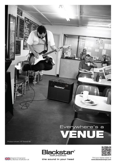 Everywhere's a Venue, Cafe - Advertising