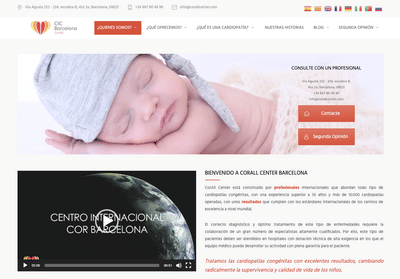 Web Corporativa: Grupo CorAll - Application mobile