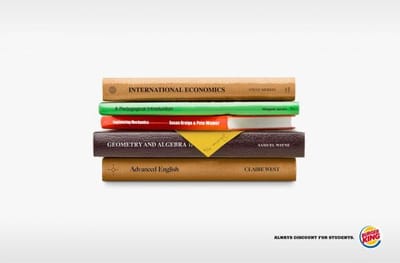 THE BOOK BURGER - Publicité
