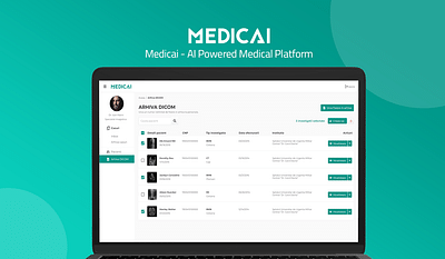 Medicai - AI Powered Radiology Platform - Design & graphisme