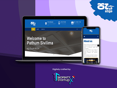 Pathum Sivilima Website Design - Website Creation