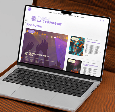 La Terrasse - Site web interactif - Création de site internet