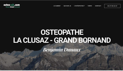 Osteo CGB: Creation de site internet - E-commerce