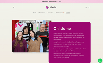 Ecommerce Shopify per negozio di abbigliamento - E-Commerce
