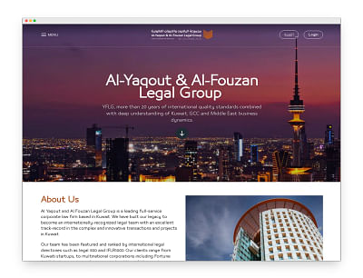 Al-Yaqout & Al-Fouzan - Webseitengestaltung