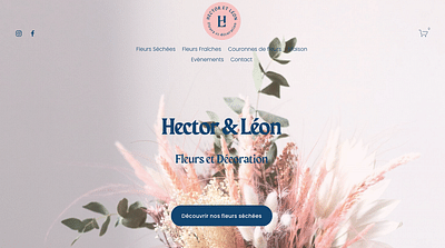 Site e-commerce - Hector et Léon - Webseitengestaltung