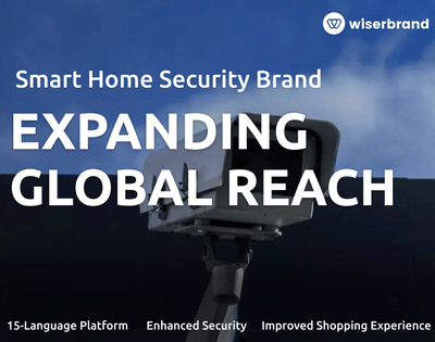 Expanding Global Reach for a Smart Home Security Brand - Création de site internet