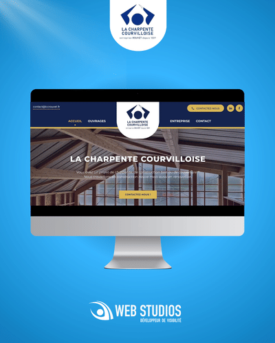 La Charpente Courvilloise - Website Creation