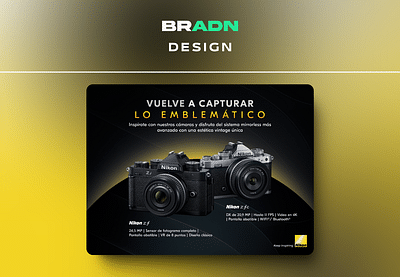 Nikon PLV's - Diseño Gráfico