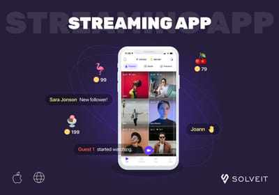 Native iOS App for Live Streaming - Application web