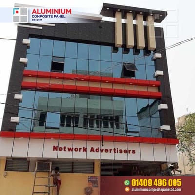 Aluminium Composite Panel for Super Market. - Graphic Identity
