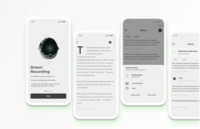 Mobile application for Wearable AI Assistant - Intelligence Artificielle
