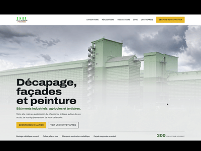 Refonte du site de SMDP Industries, peinture industrielle à Niort - Création de site internet